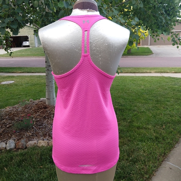 UNDER ARMOUR pink fly by run tank XS S - Picture 1 of 6
